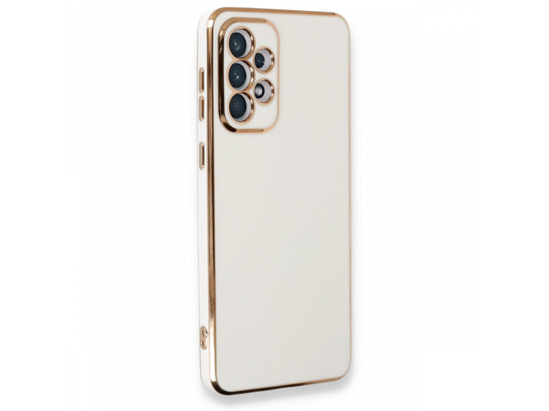 Newface Samsung Galaxy A33 5G Kılıf Volet Silikon - Beyaz