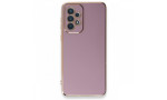 Newface Samsung Galaxy A33 5G Kılıf Volet Silikon - Mor