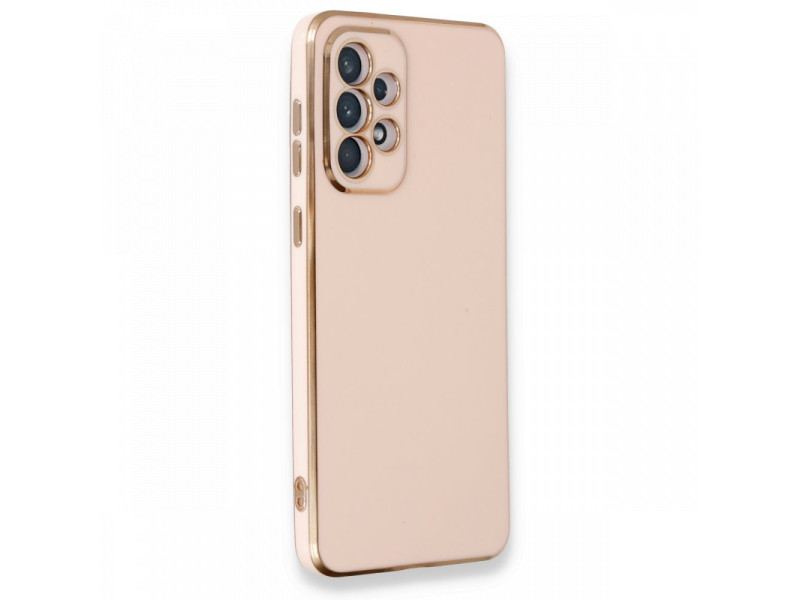 Newface Samsung Galaxy A33 5G Kılıf Volet Silikon - Pembe