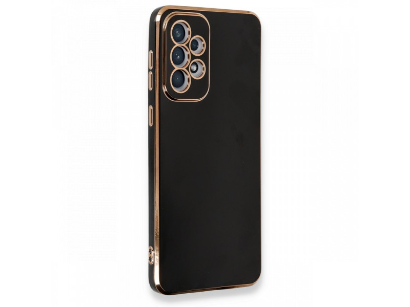 Newface Samsung Galaxy A33 5G Kılıf Volet Silikon - Siyah
