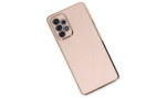 Newface Samsung Galaxy A52 Kılıf Volet Silikon - Pembe