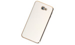Newface Samsung Galaxy J7 Prime Kılıf Volet Silikon - Beyaz
