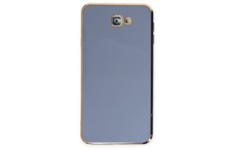Newface Samsung Galaxy J7 Prime Kılıf Volet Silikon - Mavi