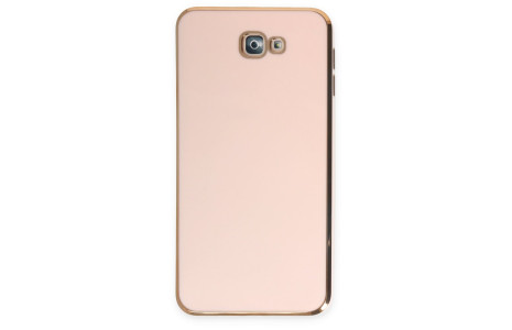 Newface Samsung Galaxy J7 Prime Kılıf Volet Silikon - Pembe