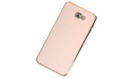 Newface Samsung Galaxy J7 Prime Kılıf Volet Silikon - Pembe