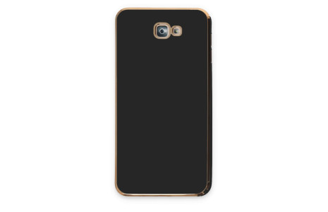 Newface Samsung Galaxy J7 Prime Kılıf Volet Silikon - Siyah