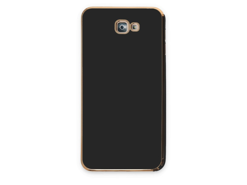 Newface Samsung Galaxy J7 Prime Kılıf Volet Silikon - Siyah