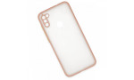 Newface Samsung Galaxy M11 Kılıf Montreal Silikon Kapak - Pembe
