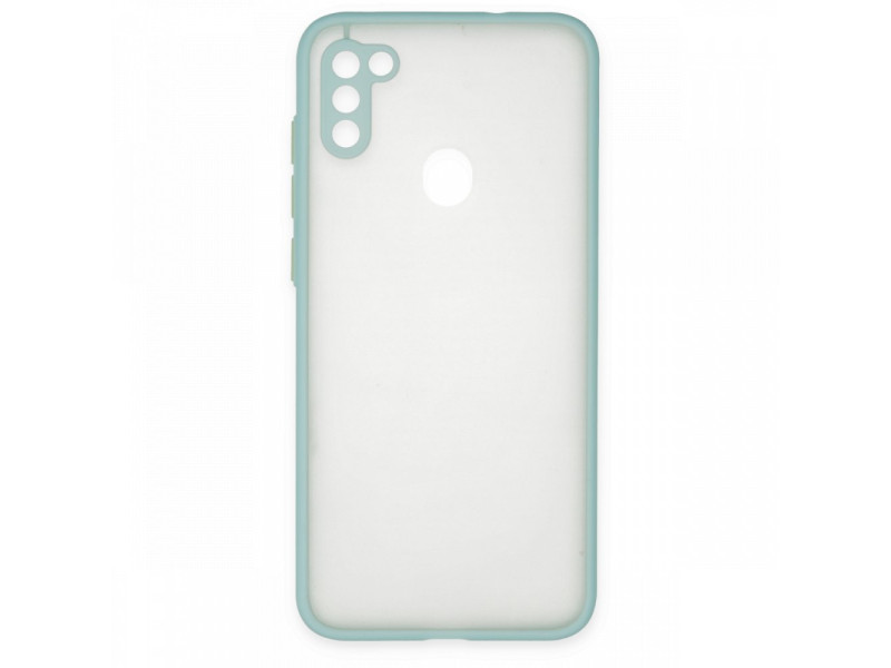 Newface Samsung Galaxy M11 Kılıf Montreal Silikon Kapak - Turkuaz
