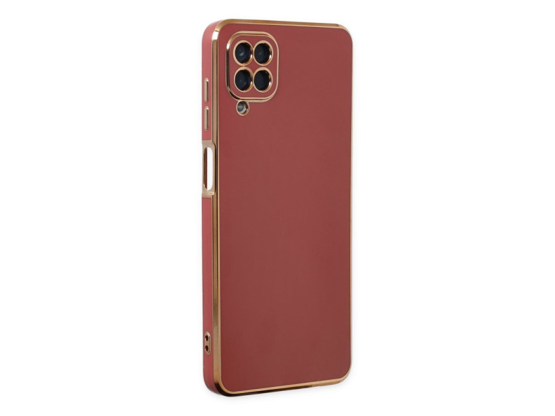 Newface Samsung Galaxy M12 Kılıf Volet Silikon - Kırmızı