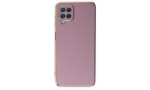 Newface Samsung Galaxy M12 Kılıf Volet Silikon - Mor
