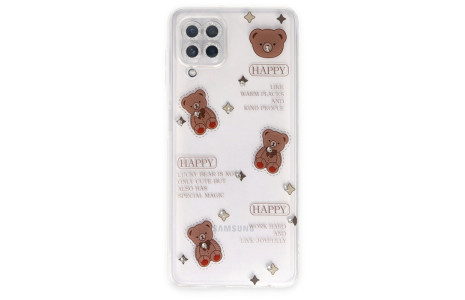 Newface Samsung Galaxy M22 Kılıf Lucky Silikon - Lucky 1