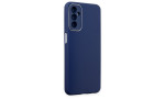Newface Samsung Galaxy M23 Kılıf Glass Kapak - Lacivert
