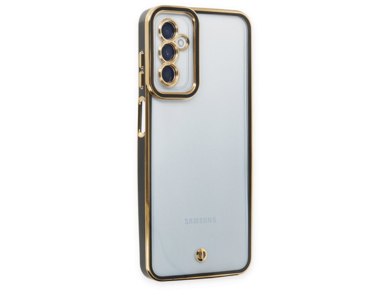 Newface Samsung Galaxy M23 Kılıf Liva Lens Silikon - Siyah