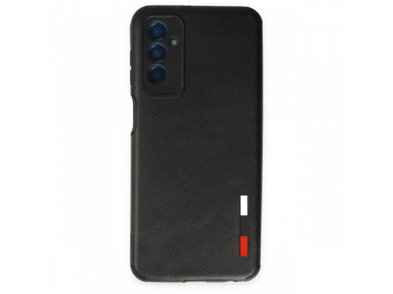 Newface Samsung Galaxy M23 Kılıf Loop Deri Silikon - Siyah