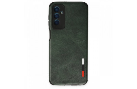 Newface Samsung Galaxy M23 Kılıf Loop Deri Silikon - Yeşil