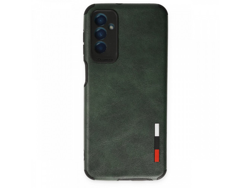 Newface Samsung Galaxy M23 Kılıf Loop Deri Silikon - Yeşil
