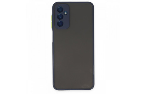 Newface Samsung Galaxy M23 Kılıf Montreal Silikon Kapak - Lacivert