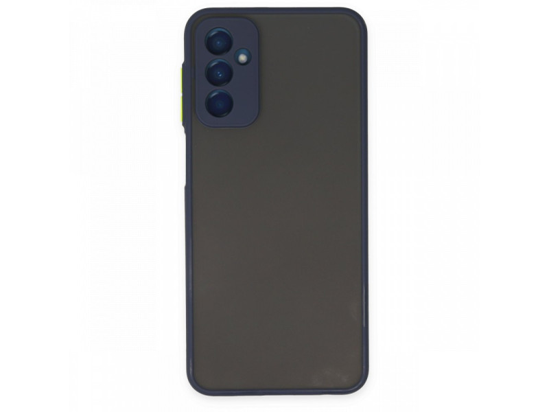 Newface Samsung Galaxy M23 Kılıf Montreal Silikon Kapak - Lacivert