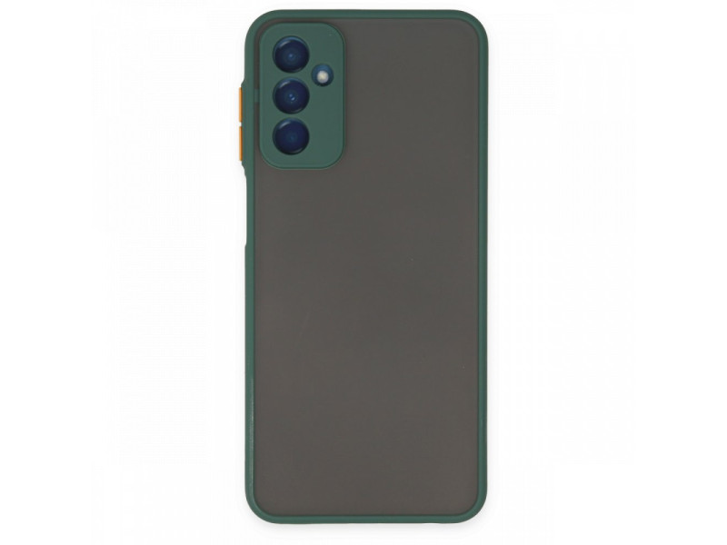 Newface Samsung Galaxy M23 Kılıf Montreal Silikon Kapak - Yeşil