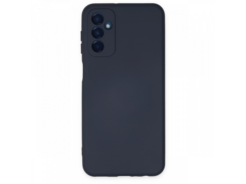 Newface Samsung Galaxy M23 Kılıf Nano içi Kadife Silikon - Lacivert