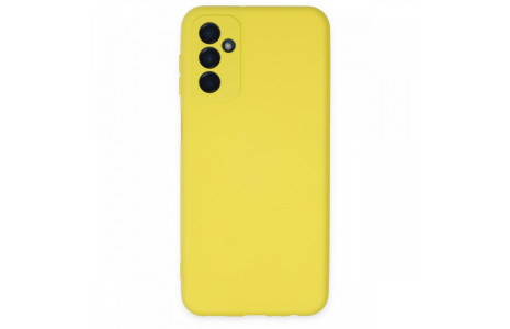 Newface Samsung Galaxy M23 Kılıf Nano içi Kadife Silikon - Sarı