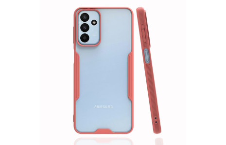 Newface Samsung Galaxy M23 Kılıf Platin Silikon - Pembe