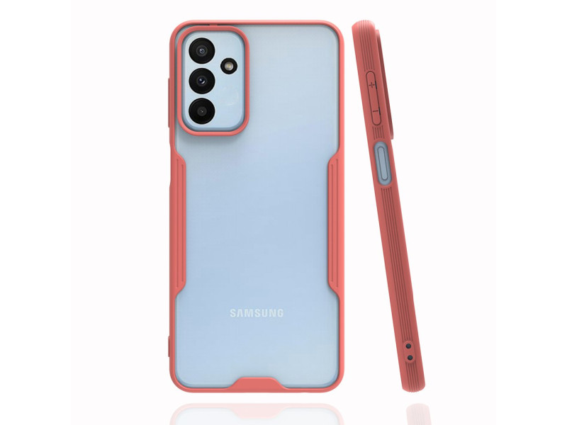 Newface Samsung Galaxy M23 Kılıf Platin Silikon - Pembe