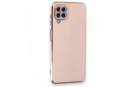 Newface Samsung Galaxy M32 Kılıf Volet Silikon - Pembe