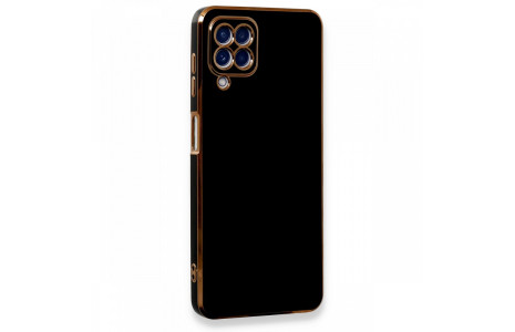 Newface Samsung Galaxy M32 Kılıf Volet Silikon - Siyah