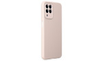Newface Samsung Galaxy M33 Kılıf Glass Kapak - Pembe