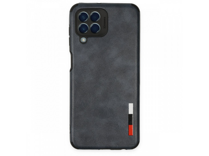 Newface Samsung Galaxy M33 Kılıf Loop Deri Silikon - Lacivert