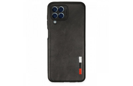 Newface Samsung Galaxy M33 Kılıf Loop Deri Silikon - Siyah