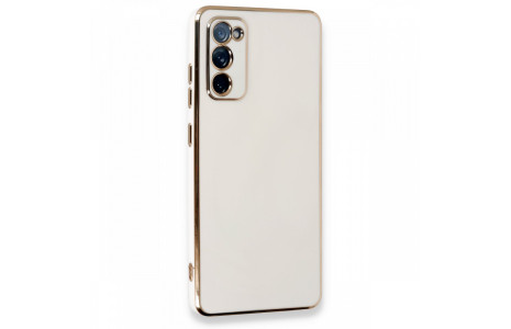 Newface Samsung Galaxy S20 FE Kılıf Volet Silikon - Beyaz