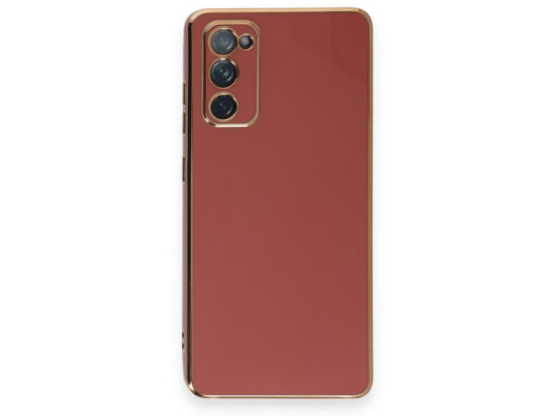Newface Samsung Galaxy S20 FE Kılıf Volet Silikon - Kırmızı
