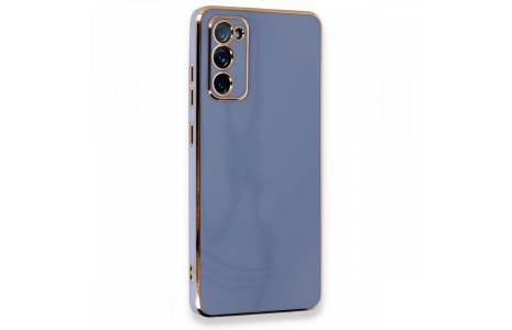 Newface Samsung Galaxy S20 FE Kılıf Volet Silikon - Mavi