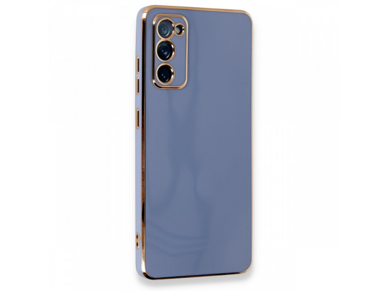 Newface Samsung Galaxy S20 FE Kılıf Volet Silikon - Mavi