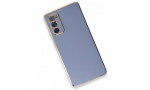Newface Samsung Galaxy S20 FE Kılıf Volet Silikon - Mavi