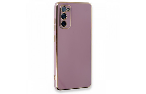 Newface Samsung Galaxy S20 FE Kılıf Volet Silikon - Mor