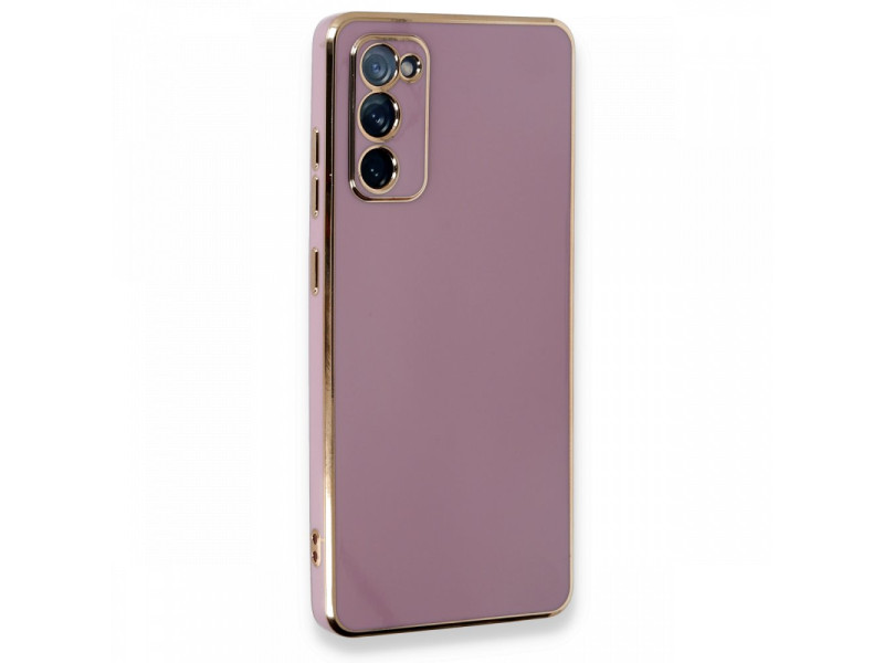 Newface Samsung Galaxy S20 FE Kılıf Volet Silikon - Mor