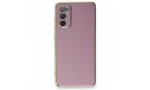 Newface Samsung Galaxy S20 FE Kılıf Volet Silikon - Mor