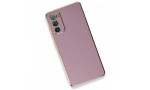Newface Samsung Galaxy S20 FE Kılıf Volet Silikon - Mor