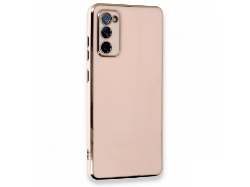 Newface Samsung Galaxy S20 FE Kılıf Volet Silikon - Pembe
