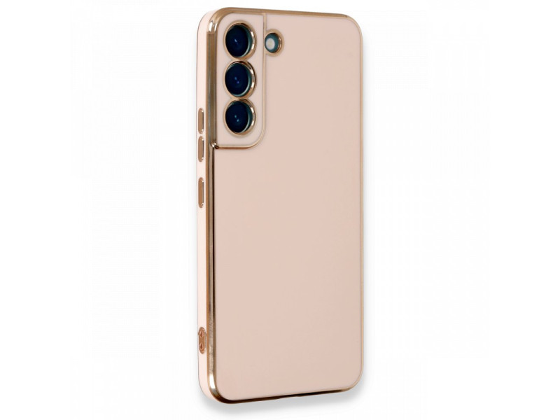 Newface Samsung Galaxy S21 FE Kılıf Volet Silikon - Pembe