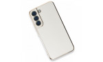 Newface Samsung Galaxy S22 Kılıf Volet Silikon - Beyaz