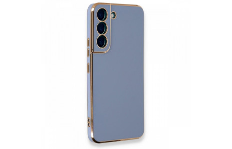Newface Samsung Galaxy S22 Plus Kılıf Volet Silikon - Mavi