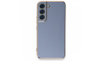 Newface Samsung Galaxy S22 Plus Kılıf Volet Silikon - Mavi