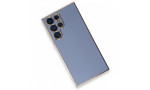 Newface Samsung Galaxy S22 Ultra Kılıf Volet Silikon - Mavi