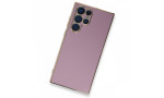 Newface Samsung Galaxy S22 Ultra Kılıf Volet Silikon - Mor