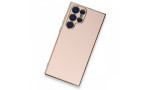 Newface Samsung Galaxy S22 Ultra Kılıf Volet Silikon - Pembe
